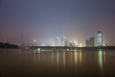 南京玄武湖夜景