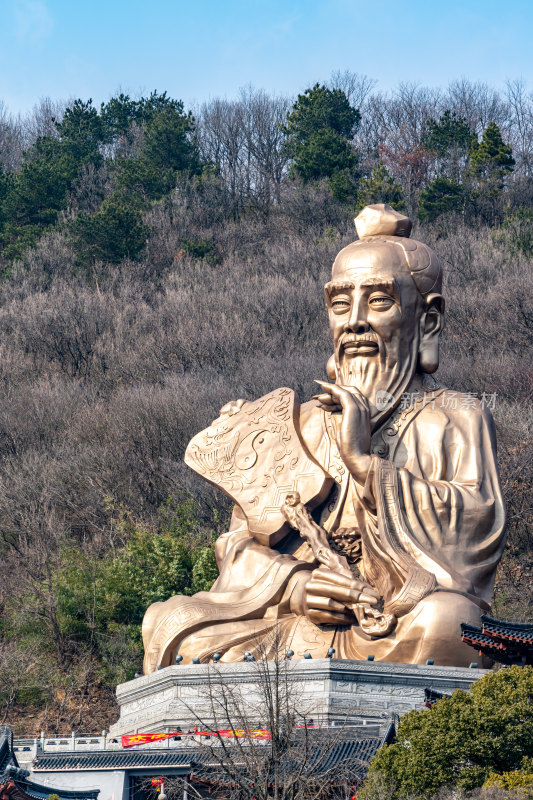 江苏镇江句容茅山风景区秋冬景观