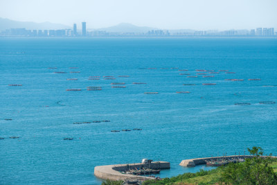 山东青岛黄岛区灵山岛风景区风光