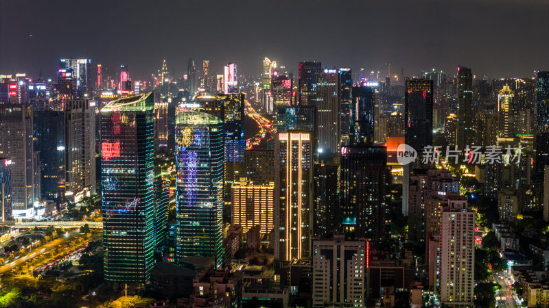 深圳福田中心区夜景