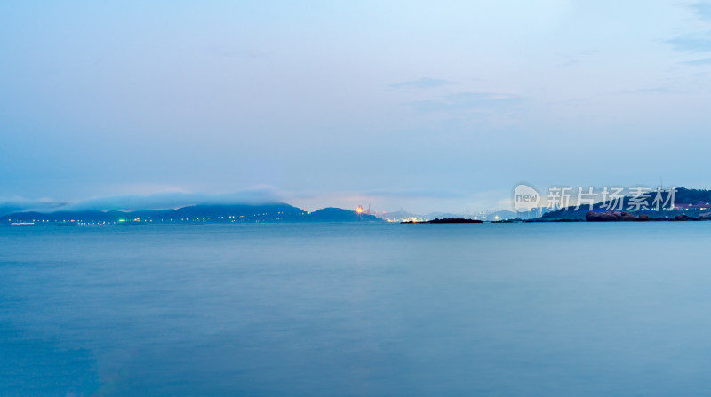 青岛太平角的平静海面