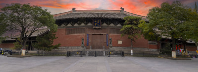 山西大同金代古寺善化寺古建筑