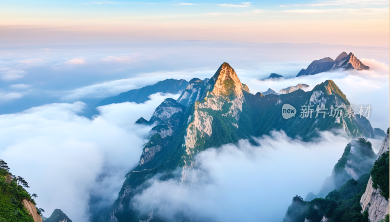 华山云海美景