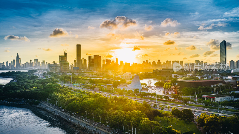 深圳城市风光全景图