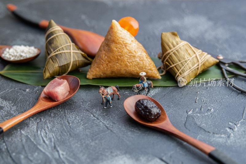 中国传统节日端午节美食粽子