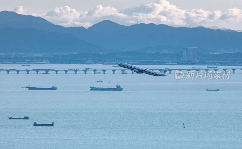 深圳机场航站楼、深圳机场起飞飞机