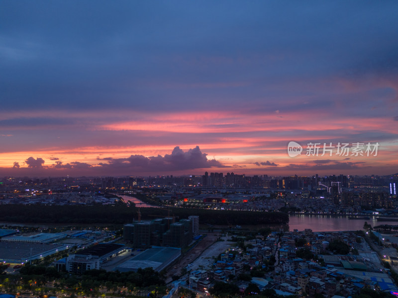 广州荔湾芳村夜景