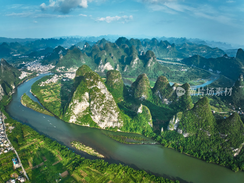 桂林九马画山风光美景