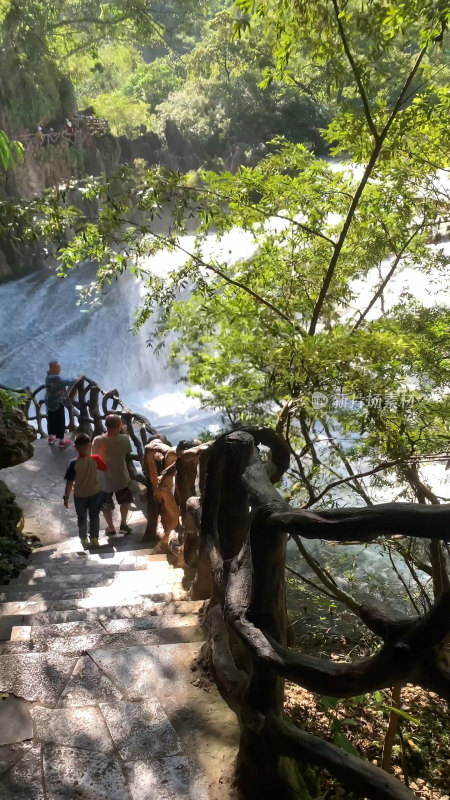 贵州黄果树瀑布景区旅游步道