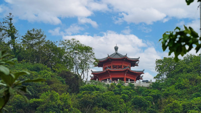 深圳塘朗山公园极目阁风景