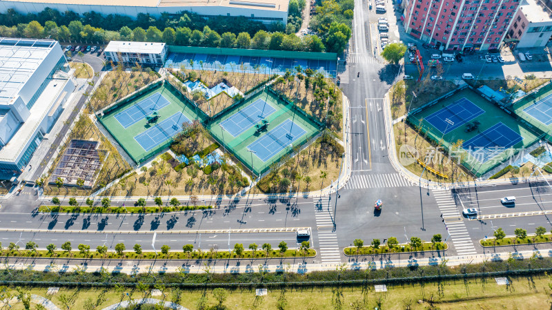 湖北武汉市梧桐雨运动中心网球场地