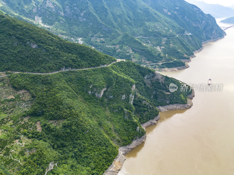 祖国壮丽山河湖北长江三峡风光