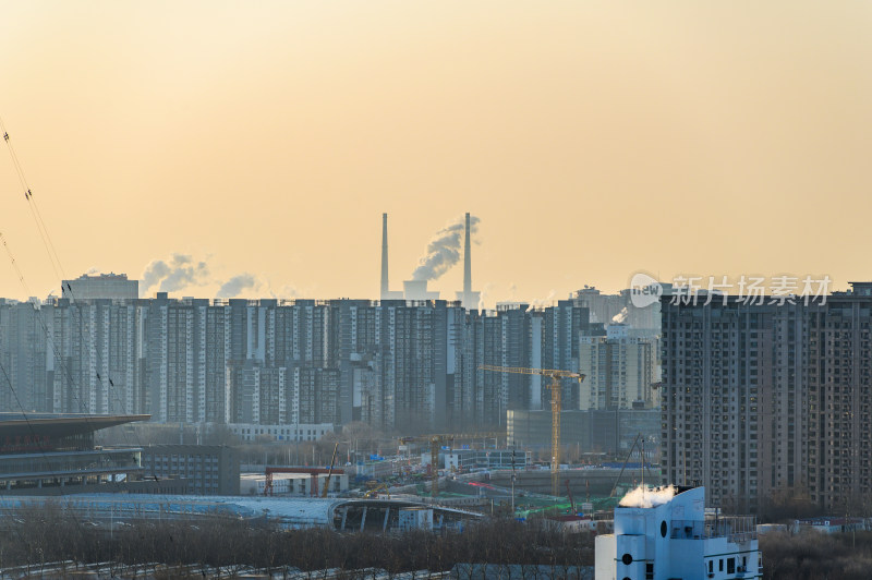 中国北京朝阳区城市建筑群