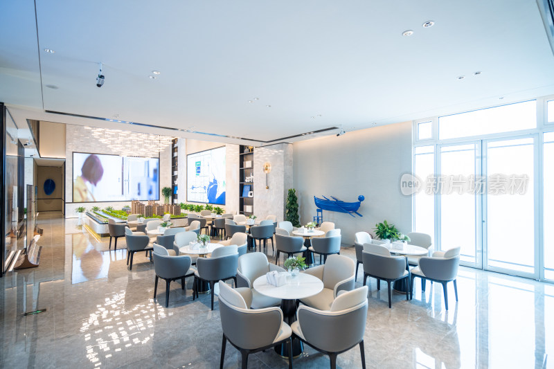 现代室内休闲洽谈空间