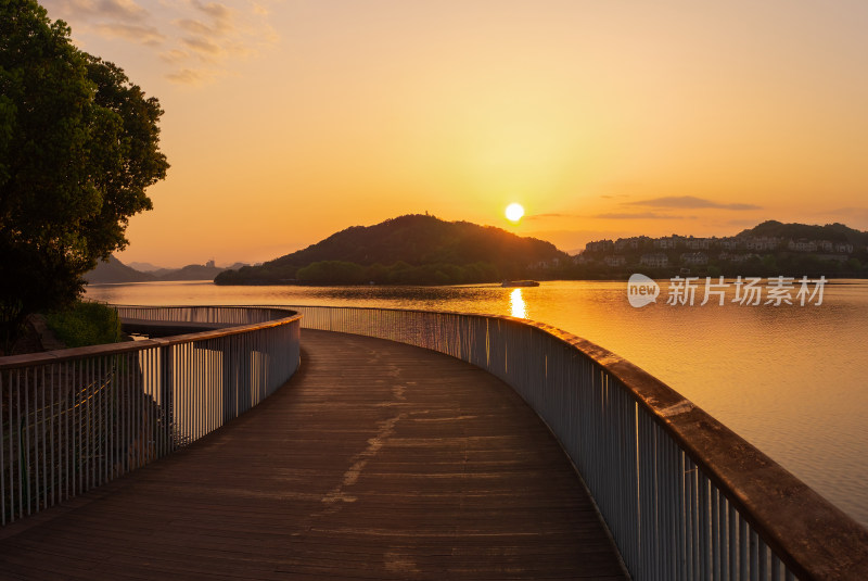 浙江省杭州市临安区青山湖景色