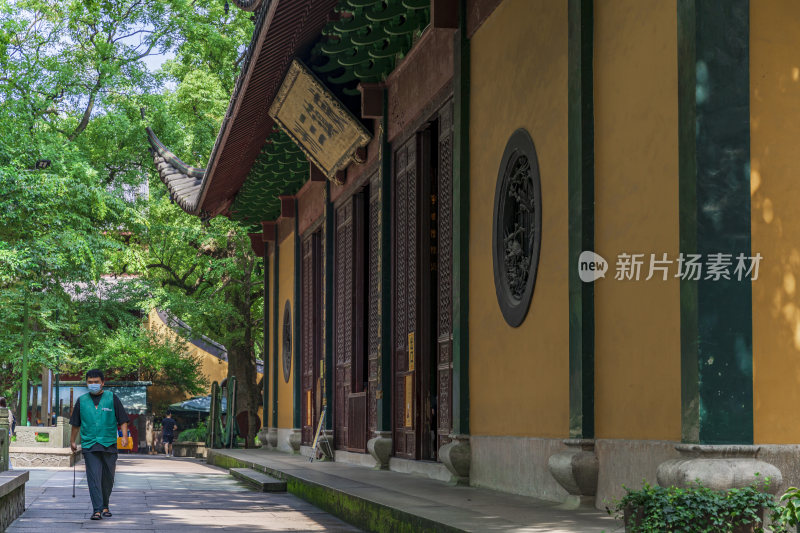 杭州西湖飞来峰灵隐寺千年古刹古建筑