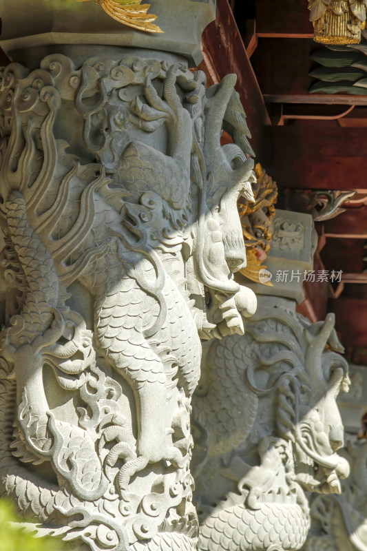 潮州开元古寺古建筑特写