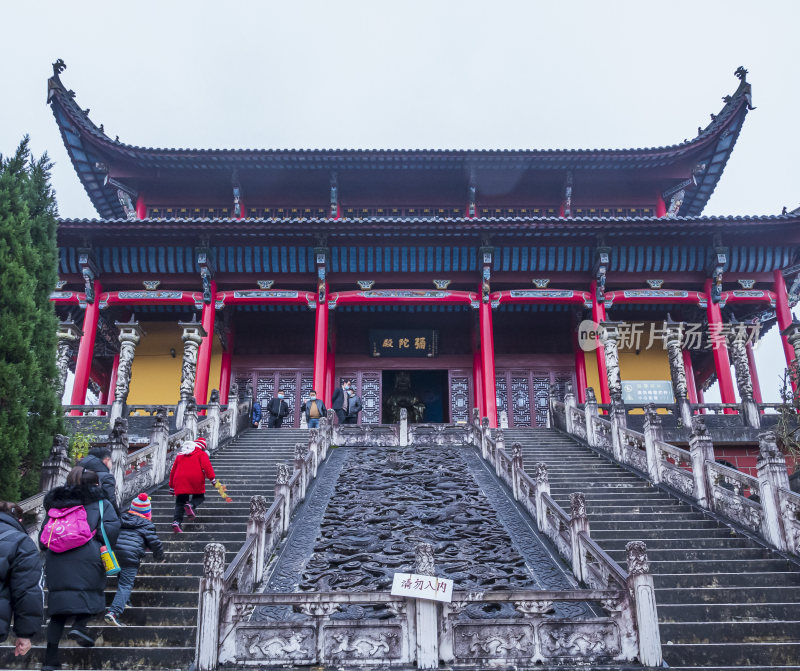 安徽九华山地藏禅寺建筑