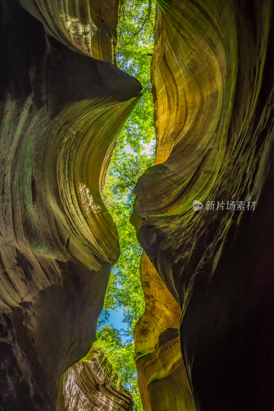 延安甘泉大峡谷