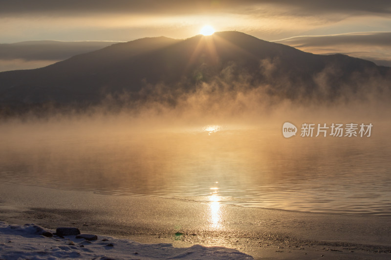 中国吉林省吉林市东山冬景