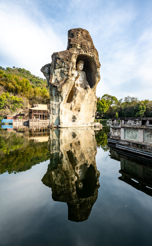 浙江绍兴柯桥柯岩鉴湖景区景点景观