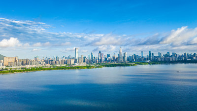 深圳城市风光航拍全景图