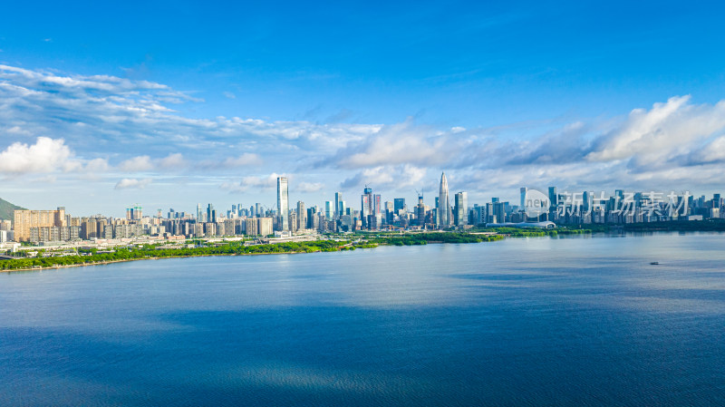 深圳城市风光航拍全景图