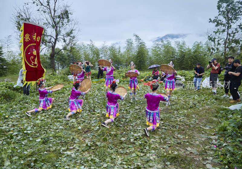 云和梯田开犁节现场