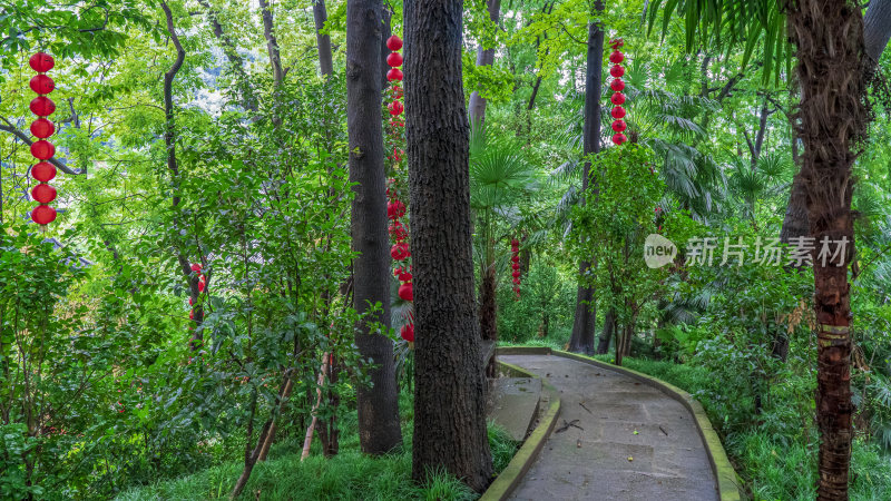 杭州飞来峰景区上天竺法喜禅寺古建筑