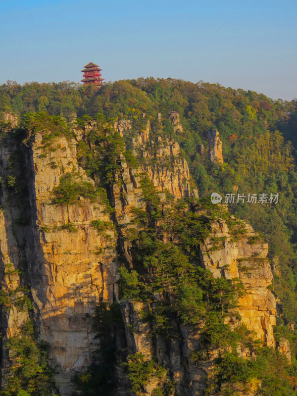 中国湖南张家界国家森林公园旅游风光