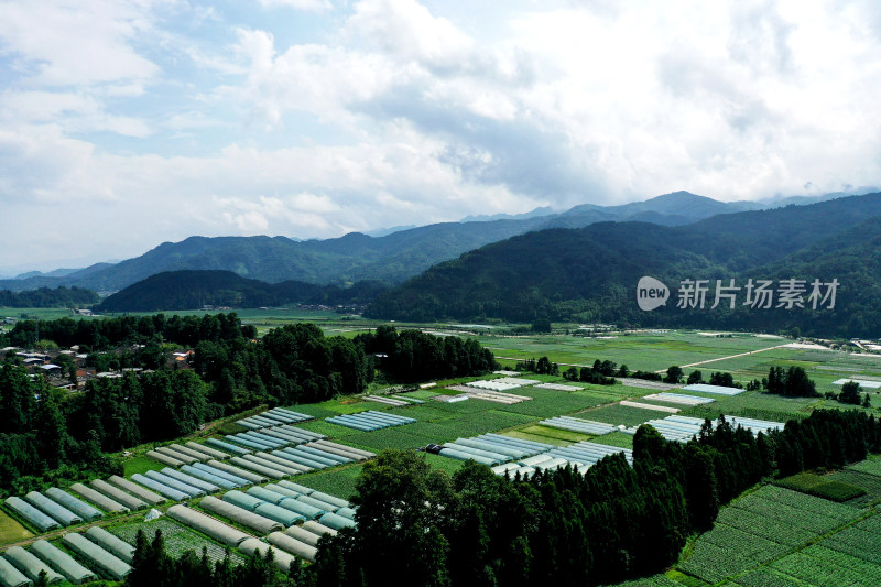 山间田野风光