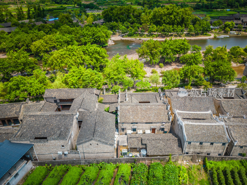 桂林自然风光4A景区东漓古村