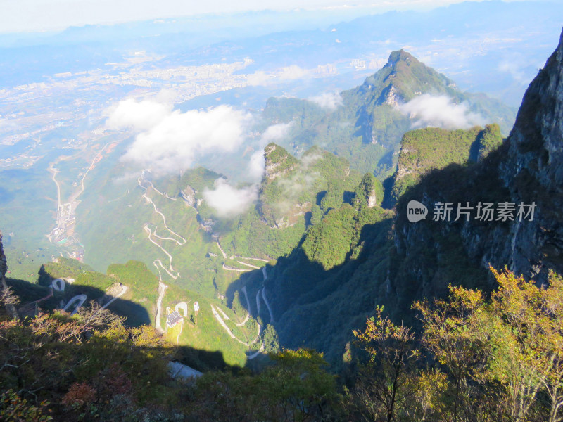 张家界天门山旅游风光