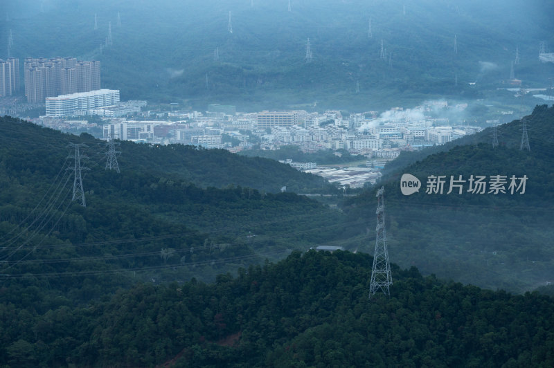 中山神湾丫髻山山顶风光