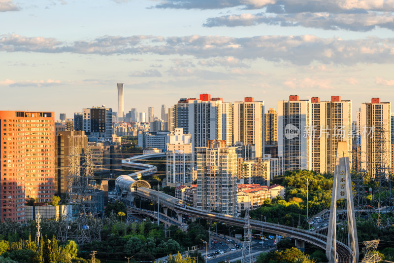 北京立交桥地铁与国贸CBD