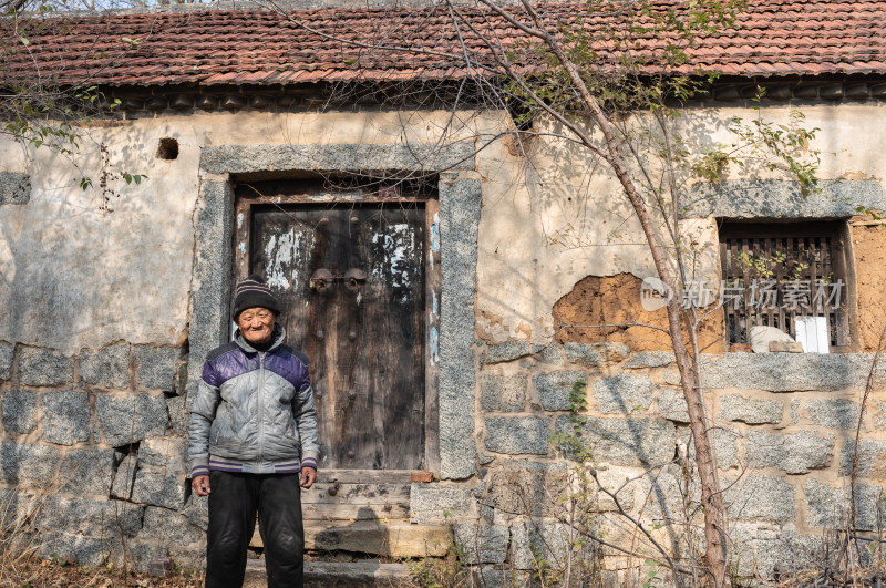 乡村老房子土房建筑