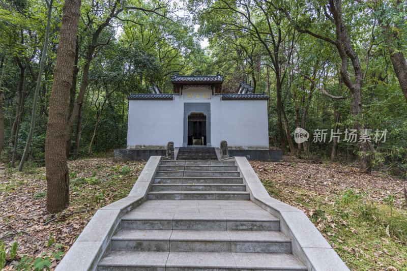 武汉江夏区熊廷弼公园熊公祠风景