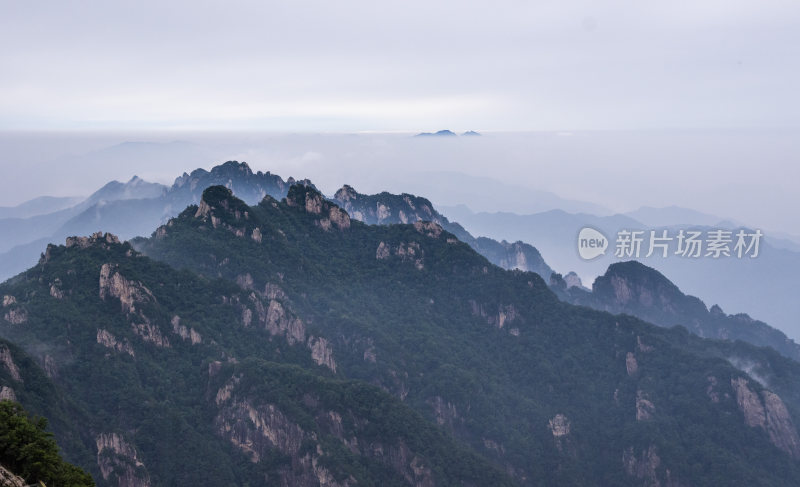 河北省栾川县老君山山顶风景