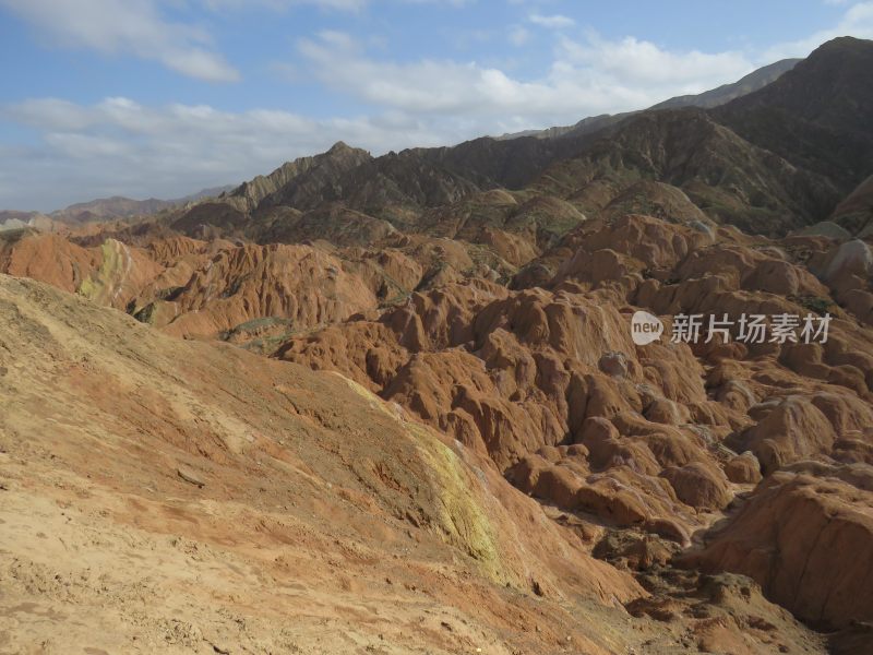 甘肃张掖七彩丹霞风景区旅游风光