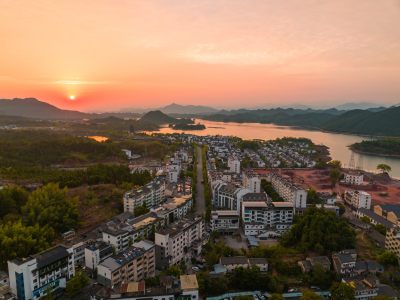 千岛湖日出风光