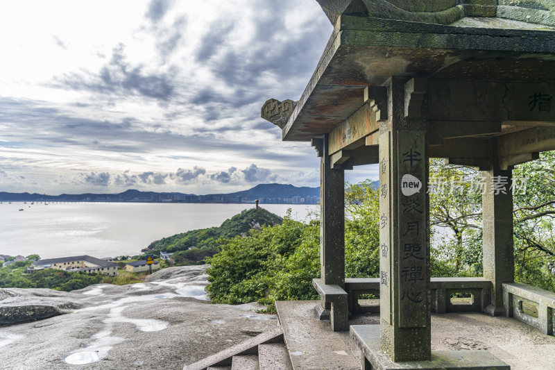 浙江普陀山极乐亭风光