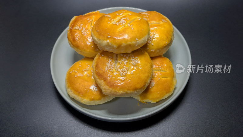 美食中式点心类酥饼老婆饼