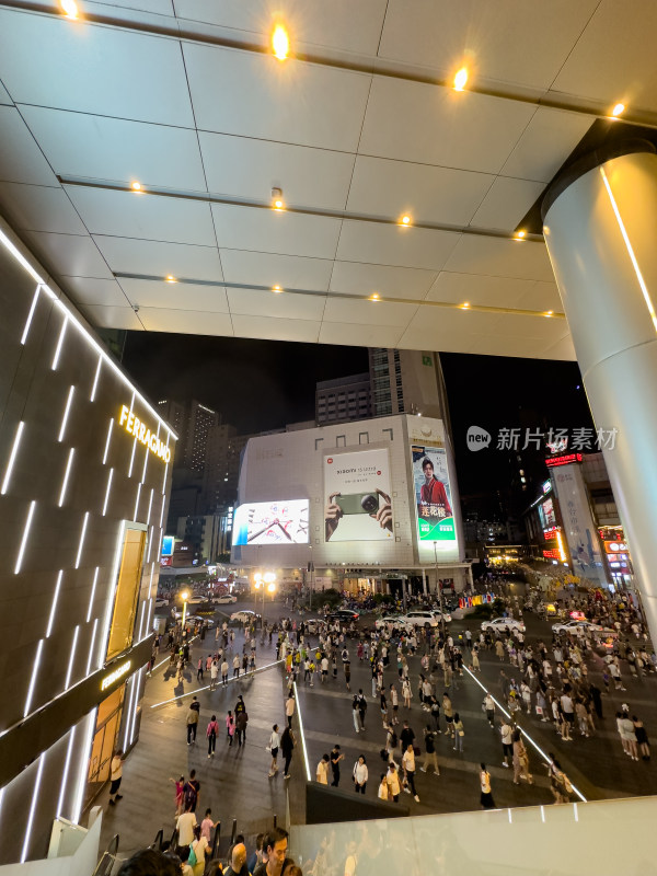 成都ifs城市建筑夜景风光