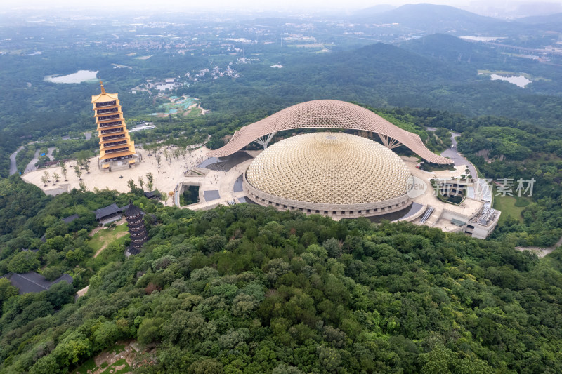 南京牛首山航拍图