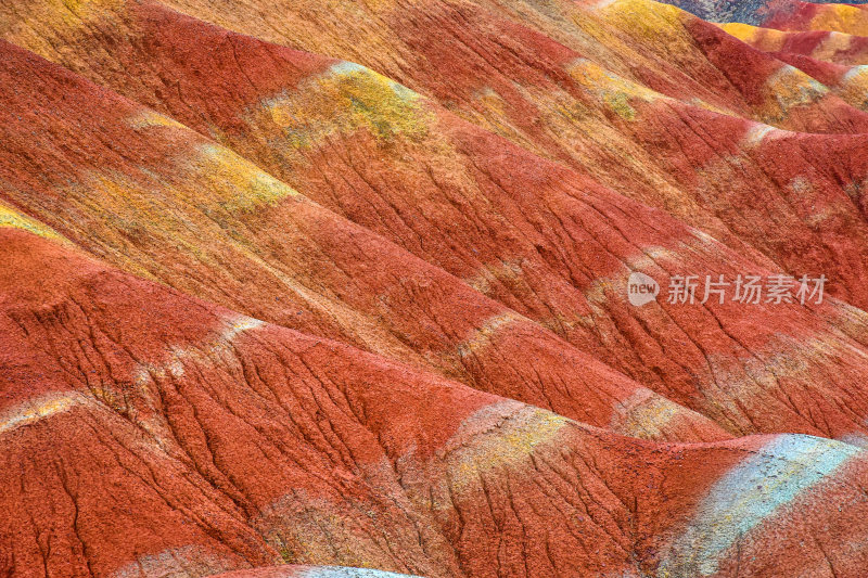 敦煌七彩丹霞地质地貌风情