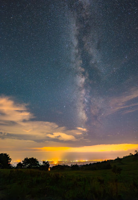 草原星空银河