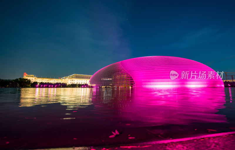 北京国家大剧院夜景