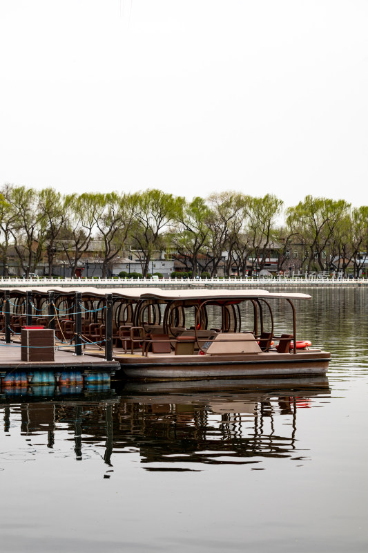 北京什刹海后海公园景点景观