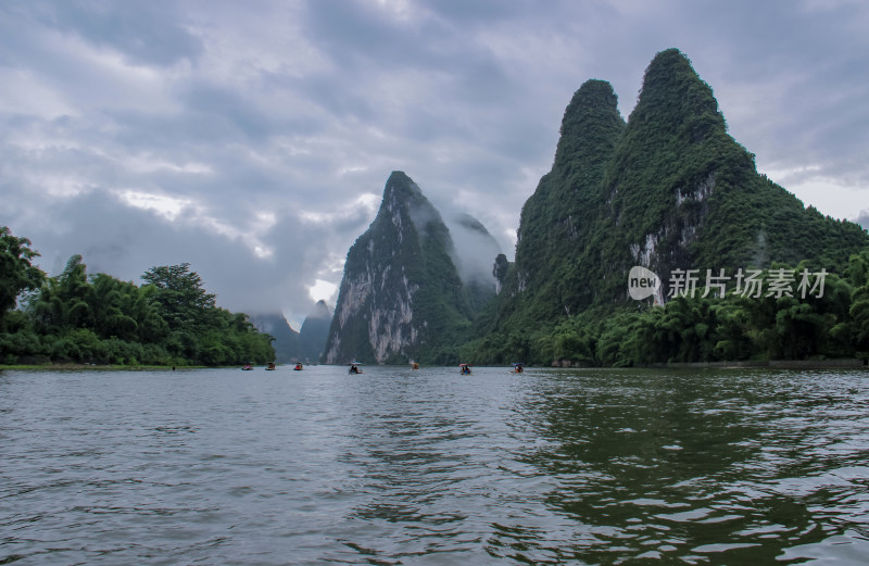 桂林阳朔漓江山水风光