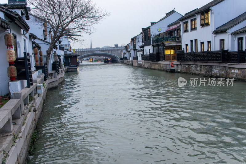 江苏省无锡市南长街水乡古镇街景